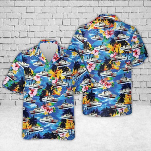 US Coast Guard USCGC Bertholf Hawaiian Shirt – Gift for Dad Father’s Day
