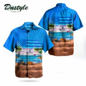 Us Coast Guard Uscgc Bertholf Wmsl-750 Independence Day Hawaiian Shirt - Gift for Dad Father's Day