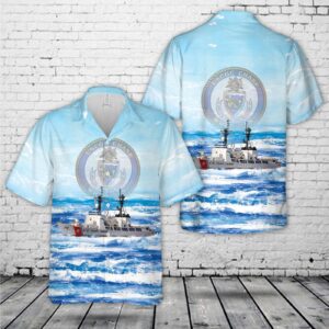 US Coast Guard USCGC Chase (WHEC-718) Hamilton-class cutter Hawaiian Shirt - Gift for Dad Father's Day