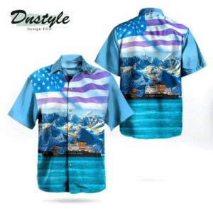 Us Coast Guard Uscgc Fir Wlb-213 Independence Day Glacier Bay Hawaiian Shirt - Gift for Dad Father's Day