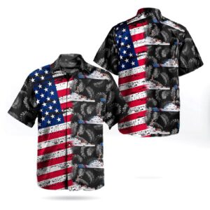 US Coast Guard USCGC Knight Island (WPB-1348) Independence Day Hawaiian Shirt - Gift for Dad Father's Day