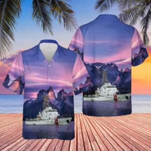US Coast Guard USCGC Mustang (WPB-1310) Hawaiian Shirt - Gift for Dad Father's Day
