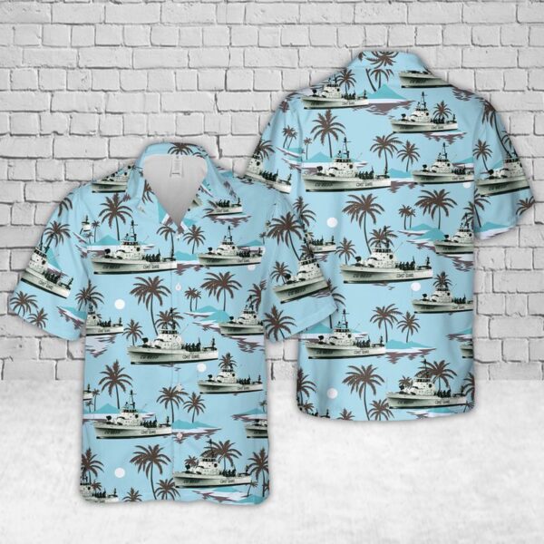 US Coast Guard USCGC Point Marone (WPB-82331) of Coast Guard Squadron One Hawaiian Shirt – Gift for Dad Father’s Day