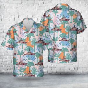 US Coast Guard USCGC Straton (WMSL-752) Legend-class cutter Hawaiian Shirt DLQM1509PD03 - Gift for Dad Father's Day