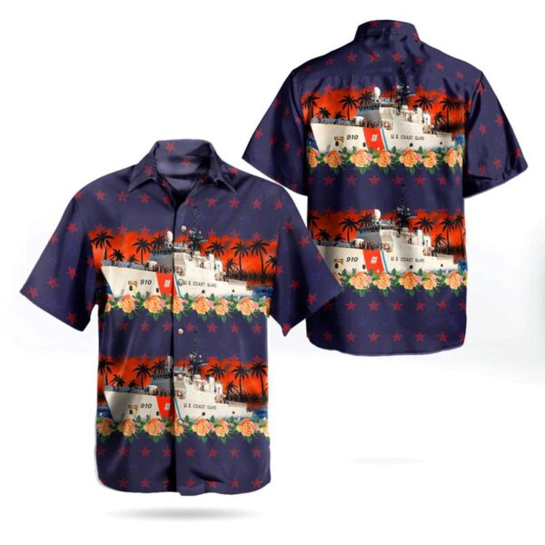 US Coast Guard USCGC Thetis (WMEC-910) Independence Day Hawaiian Shirt – Gift for Dad Father’s Day