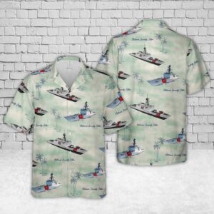 US Coast Guard USS Short Sleeve Hawaiian Shirt - Gift for Dad Father's Day