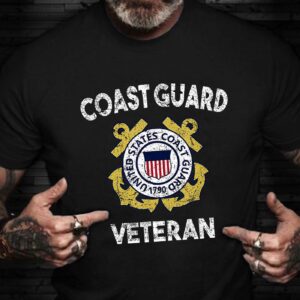 US Coast Guard Veteran Shirt Old Retro Proud USCG Veteran Day T-Shirt Gift For Vet - Gift for Dad Father's Day