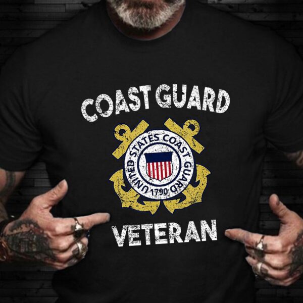 US Coast Guard Veteran Shirt Old Retro Proud USCG Veteran Day T-Shirt Gift For Vet – Gift for Dad Father’s Day