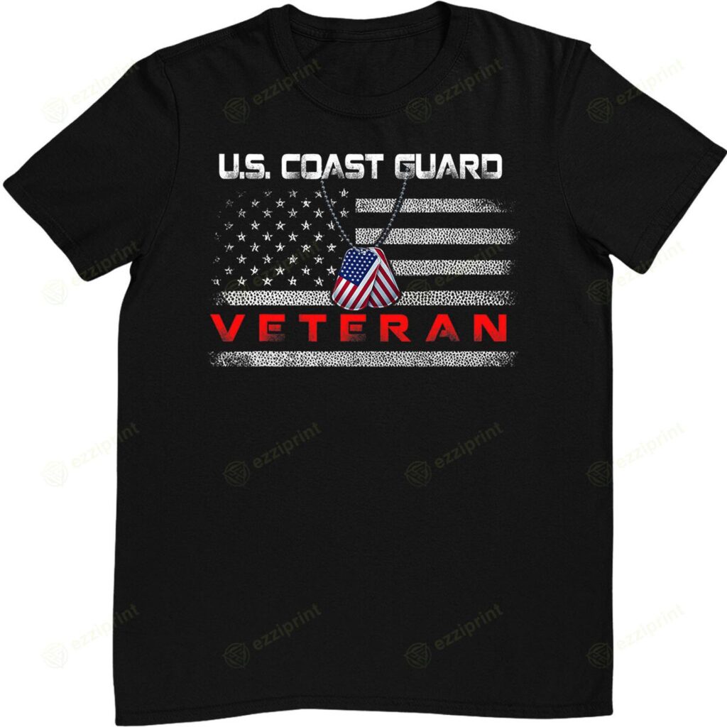 US Coast Guard Veteran Vintage Veteran Flag T-Shirt – Gift for Dad Father’s Day US Coast Guard Veteran Vintage Veteran Flag T-Shirt – Gift for Dad Father’s Day