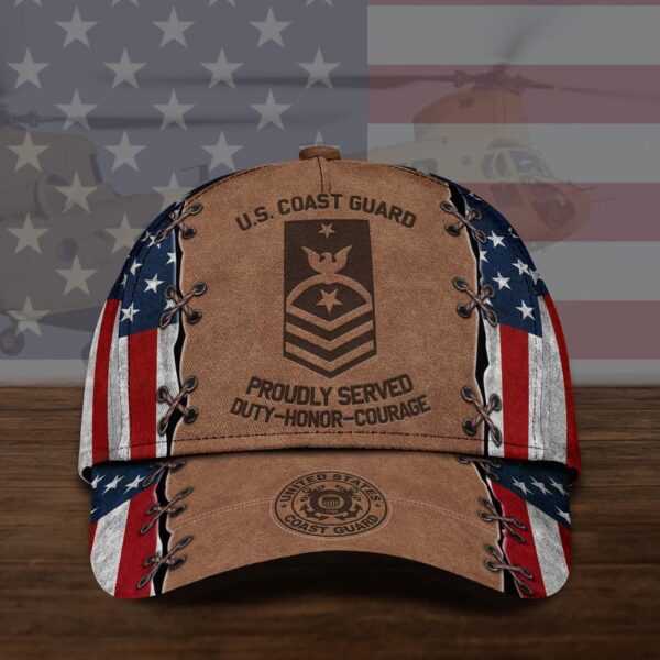 Veteran Cap, Us Coast Guard Military Cap, Gifts For Veteran Custom Veteran Cap All Over Printed Trucker Hats Custom Hats Gifts For Men & Women Gift for Men Dad Fathers
