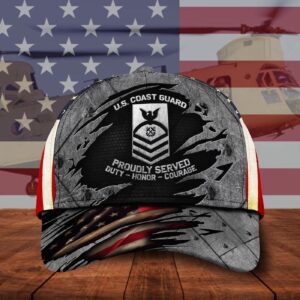 Veteran Cap, Us Coast Guard Military Cap, Veteran Cap, Custom Hat All Over Printed Trucker Hats Custom Hats Gifts For Men & Women Gift for Men Dad Fathers