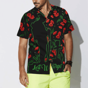 Lest We Forget Hawaiian Shirt: Perfect Veterans Day Gift
