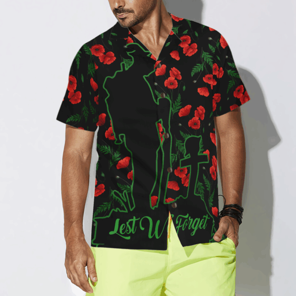 Lest We Forget Hawaiian Shirt: Perfect Veterans Day Gift