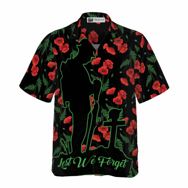Lest We Forget Hawaiian Shirt: Perfect Veterans Day Gift