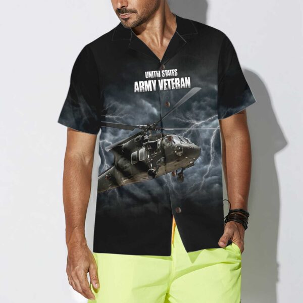 US Army Veteran Helicopter Hawaiian Shirt, Proud Helicopter Shirt For Men, Helicopter Gift