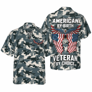 Camo American Veteran Hawaiian Shirt: Perfect Gift for Veterans Day Independence Day Memorial Day