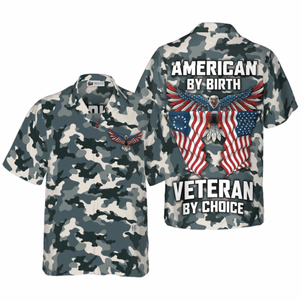 Camo American Veteran Hawaiian Shirt: Perfect Gift for Veterans Day Independence Day Memorial Day