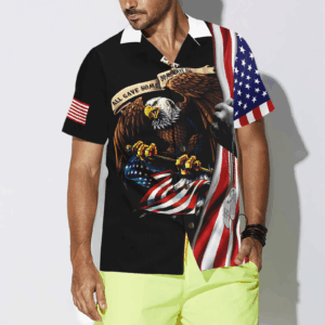 Veterans Appreciation Hawaiian Shirt - Thank God Design