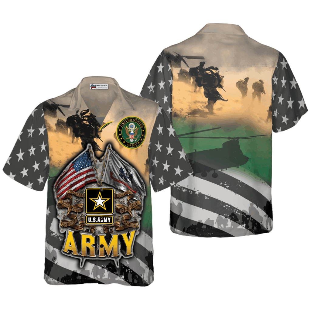 Veteran Proudly Served The US Army Hawaiian Shirt Veteran Proudly Served The US Army Hawaiian Shirt