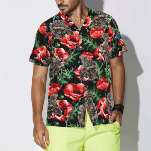 Veteran Less We Forget Hawaiian Shirt - Honoring Our Heroes in Style 1