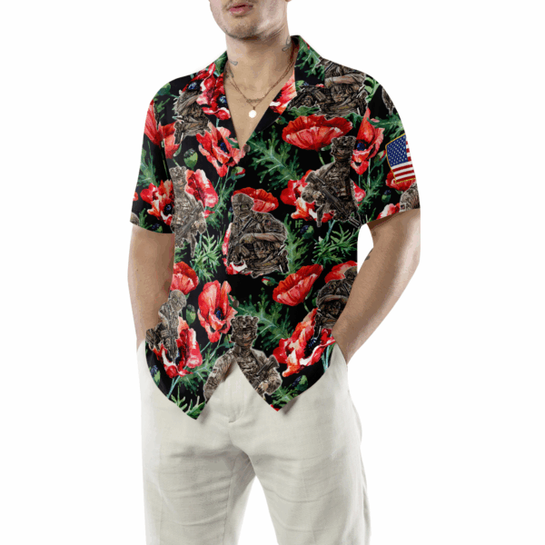 Veteran Less We Forget Hawaiian Shirt – Honoring Our Heroes in Style