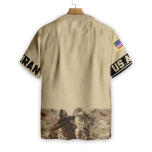 Army Veteran Home Of The Free Hawaiian Shirt 1