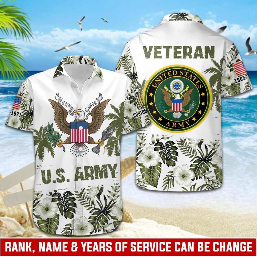 US Army, E 8 Army First Sergeant – Button Hawaiian Shirt Gift for Men Dad US Army, E 8 Army First Sergeant – Button Hawaiian Shirt Gift for Men Dad