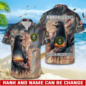US Army, Freedom Isn’t Free – Button Hawaiian Shirt Gift for Men Dad