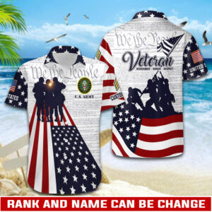 US Army, Lest We Forget – Button Hawaiian Shirt Gift for Men Dad