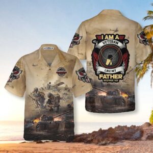 Proud Veteran Hawaiian Shirt - Best Gift for Veteran Day