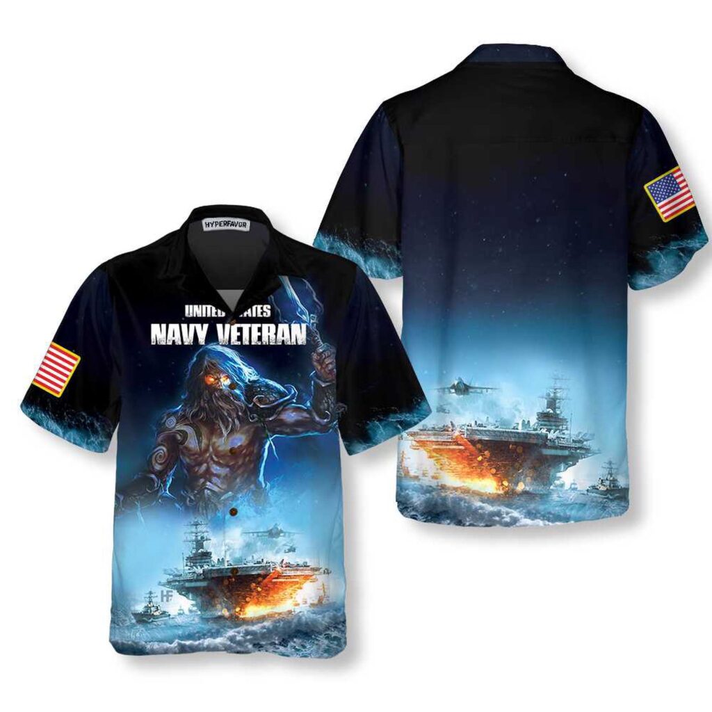 Proud Navy Veteran Hawaiian Shirt – Meaningful Gift for Veteran Day Proud Navy Veteran Hawaiian Shirt – Meaningful Gift for Veteran Day
