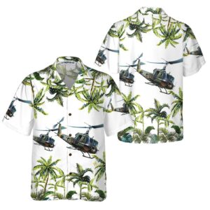 United States Army Helicopter Hawaiian Shirt, Helicopter Shirt For Men, Cool Helicopter Gift