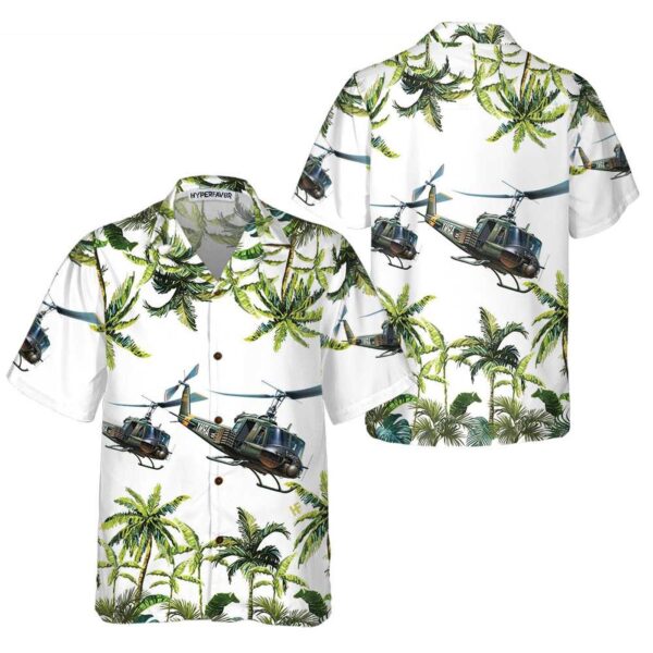 United States Army Helicopter Hawaiian Shirt, Helicopter Shirt For Men, Cool Helicopter Gift