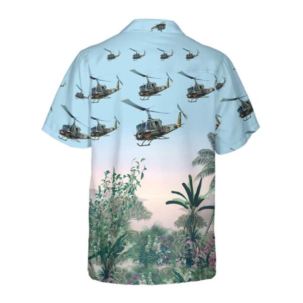 Us Army Helicopter Hawaiian Shirt, Tropical Helicopter Shirt For Men